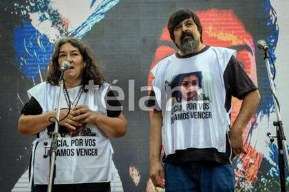 Marta Montero y Guillermo Pérez, padres de Lucía Pérez