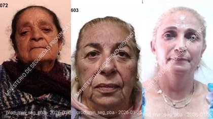 Marta Noemí Mitrovich, Nancy Marina Yavanovich y María Silvia Mitrovich, las tres acusadas de estafar a una peluquera en Lomas de Zamora