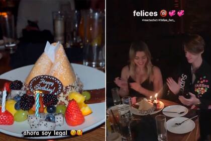 Marta y Felipe Fort celebran su cumpleaños en Los Ángeles, acompañados por familiares y amigos