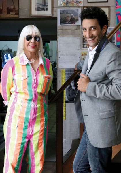 Marta y Juan Minujín, divertidos frente a la cámara