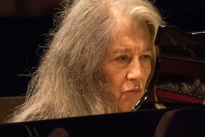 La reconocida pianista Martha Argerich