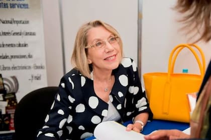 Martha Alles, años atrás, en una conferencia en Monterrey.