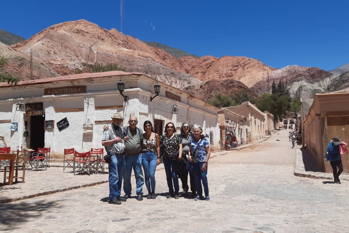 Martha Chiesa viajó a Salta junto a Juan José, Verónica, Juan Pablo, Claudia y María
