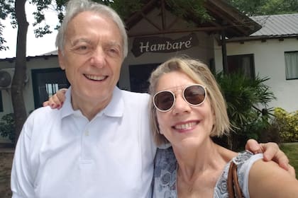 Martha junto a su marido, Juan Carlos, en Esquina, Corrientes.