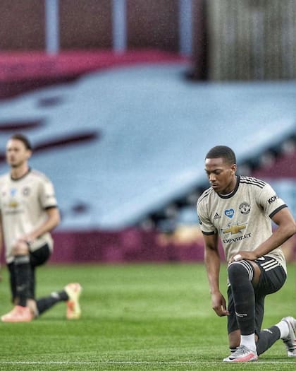 Martial, uno de los jugadores que fue víctima del abuso en redes sociales. Crédito: Instagram