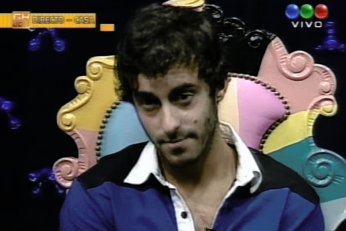 Martín Anchorena tenía 24 años cuando ingresó a la casa de Gran Hermano y finalizó en el tercero lugar (Foto: Captura de video)