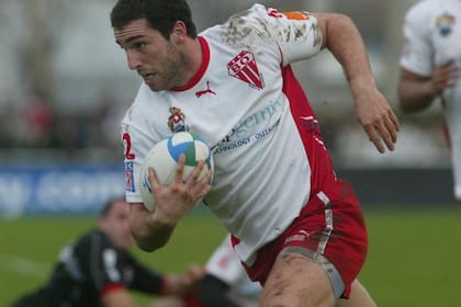 Martín Aramburu, en su paso por Biarritz del rugby francés