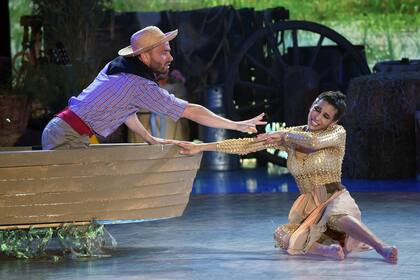 Martín Baclini y Cinthia Fernández.