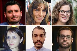 Martín Blasco, María Wernicke, Melina Pogorelsky, Mónica Cragnolini, Hernán Borisonik y Ariel Gurevich, seis de los flamantes Premios Nacionales 2020