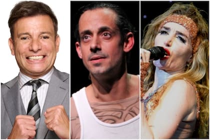 Martín Bossi, Agustín “Rada” Aristarán y Fátima Florez