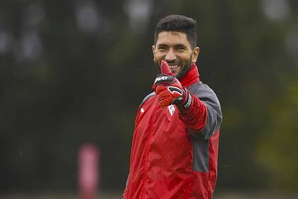 Martín Campaña, seguridad en el arco rojo