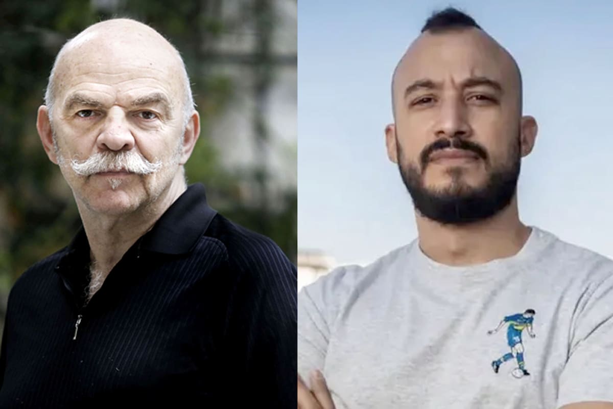 Martín Caparrós y Tomás Rebord