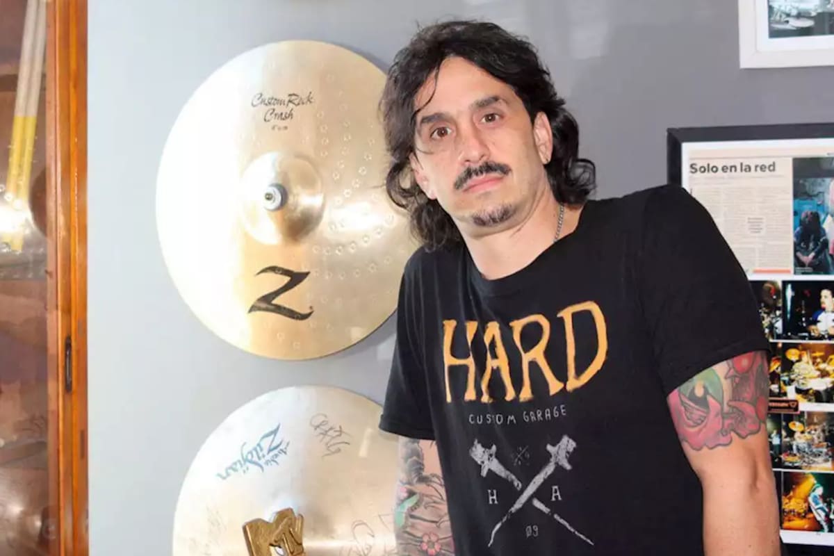 Martín Carrizo compartió un video tocando la batería y dejó un sentido mensaje