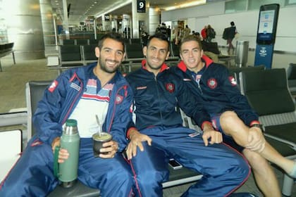 Martín Cauteruccio, Sebastián Torrico y Julio Buffarini rumbo a San Luis