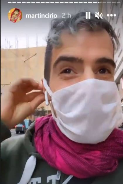 Martín Cirio subió una cantidad importante de historias en su cuenta de Instagram donde da cuenta que ya está instalado en Estambul