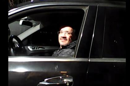 Martín Del Rio el día del doble crimen cuando llegó al barrio Barrancas del Lago de Nordelta