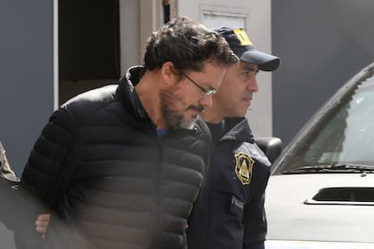 Martín Del Rio, tras declarar ante los fiscales y el juez