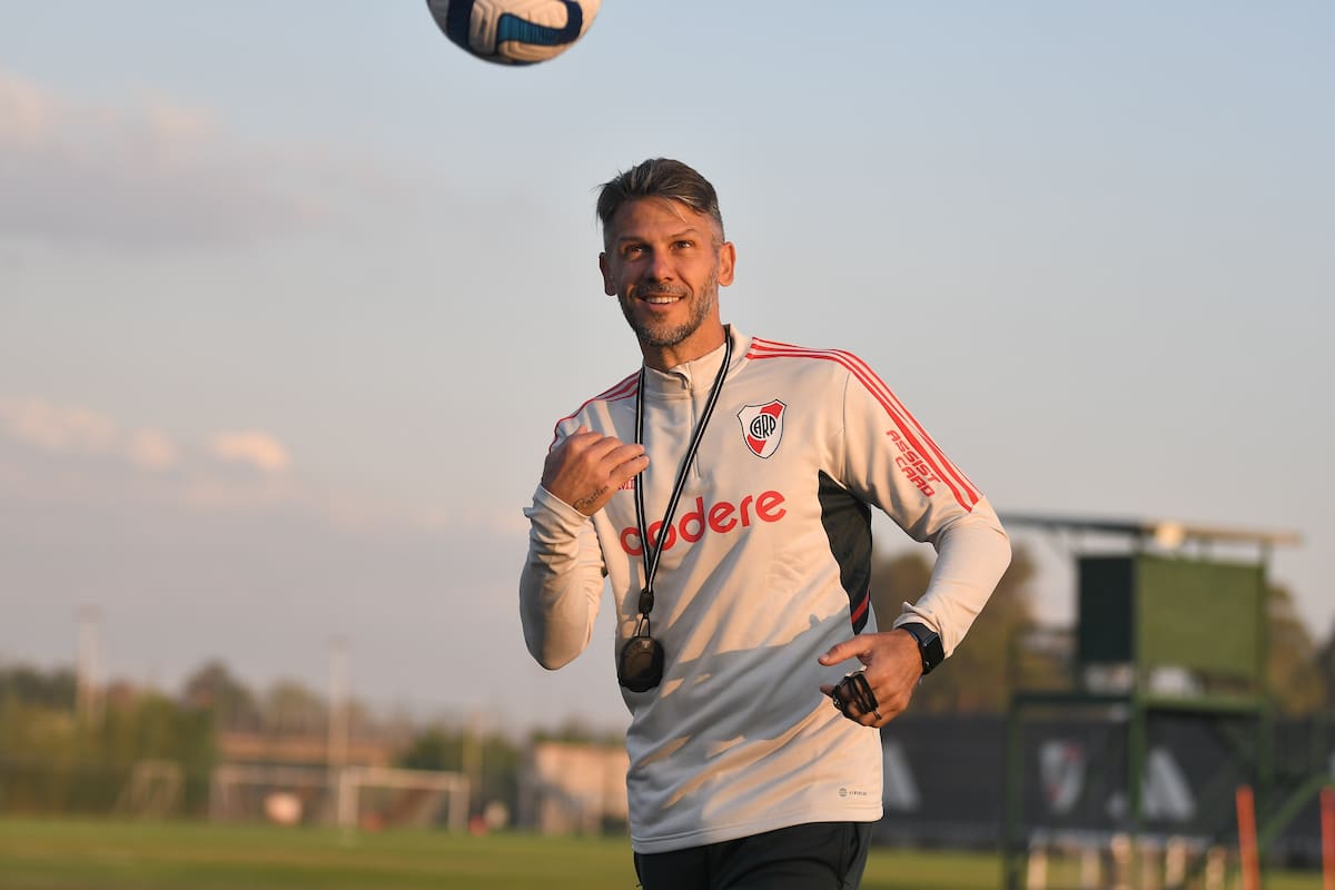Martín Demichelis disfruta del gran momento de River