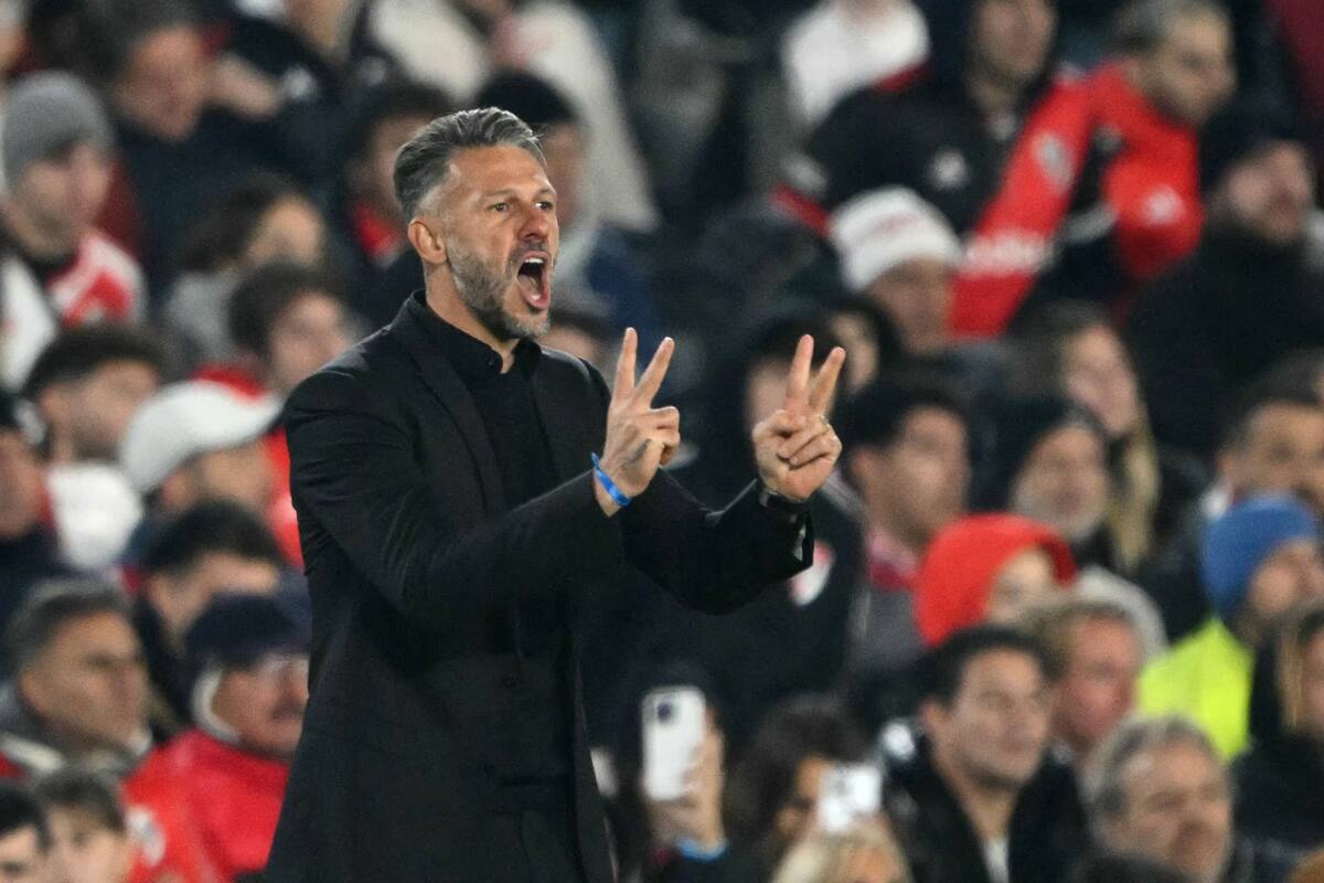 Martín Demichelis, el director técnico de River Plate