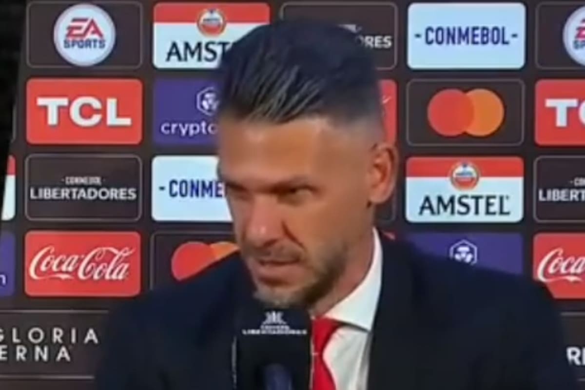 Martín Demichelis en conferencia de prensa