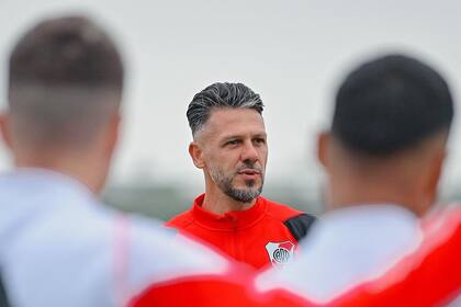 Martín Demichelis, en la pretemporada de River