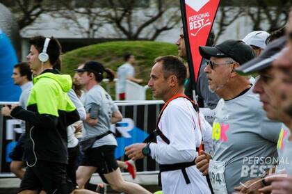 Martín Dhers, uno de los participantes de la Maratón de Buenos Aires