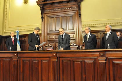 Martín Doñate, el día de su jura como consejero de la Magistratura