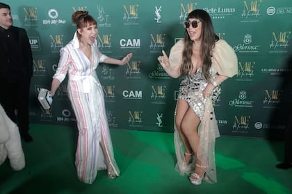 Moria Casán y Matilda Blanco hicieron de las suyas en la green carpet