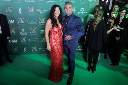 Sergio Goygochea junto a su esposa, Ana Laura