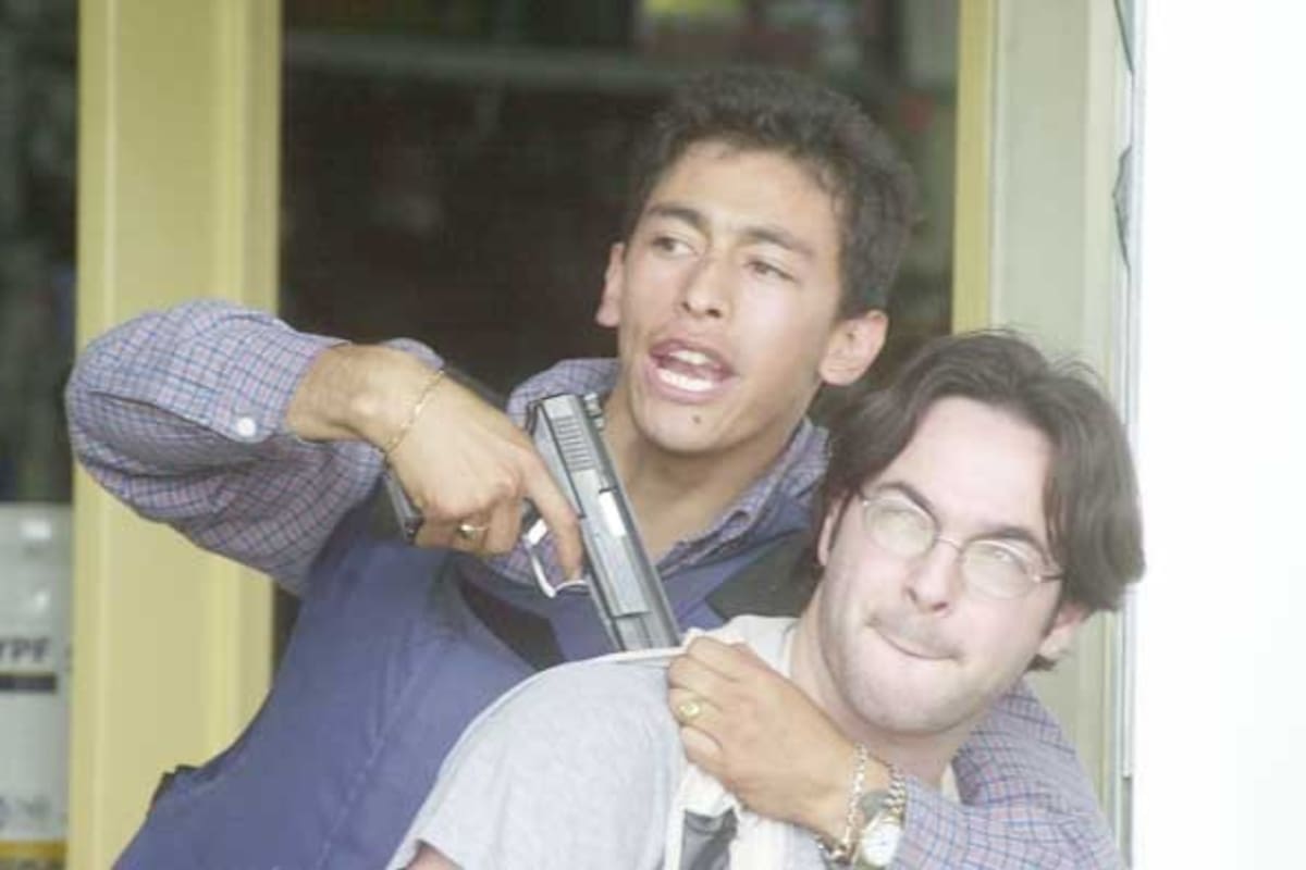 Martín Filpo fue tomado como rehén en una estación de servicio