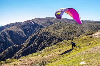 Martín García empezó haciendo parapente en las sierras cordobesas a los 42 años.