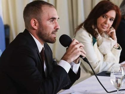 Martín Guzmán y Cristina Kirchner.