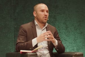Martín Guzmán, en el CCK
