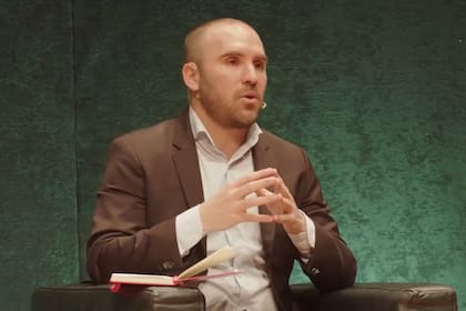 Martín Guzmán, en el CCK