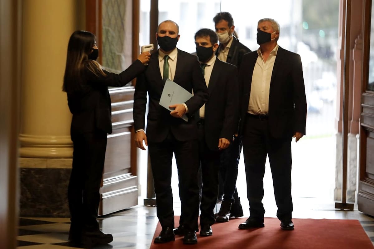 Martín Guzmán ingresa a la Casa Rosada