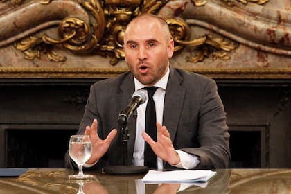 Martín Guzmán, ministro de Economía, participó hoy en el Consejo Interamericano de Comercio y Producción