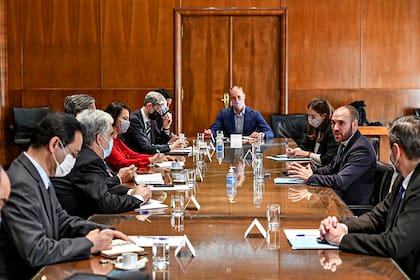 Martín Guzmán, reunido con embajadores de 10 países para dialogar sobre la agenda bilateral previa al G20 en Italia, el año pasado