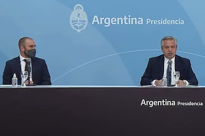 Martín Guzmán y Alberto Fernández