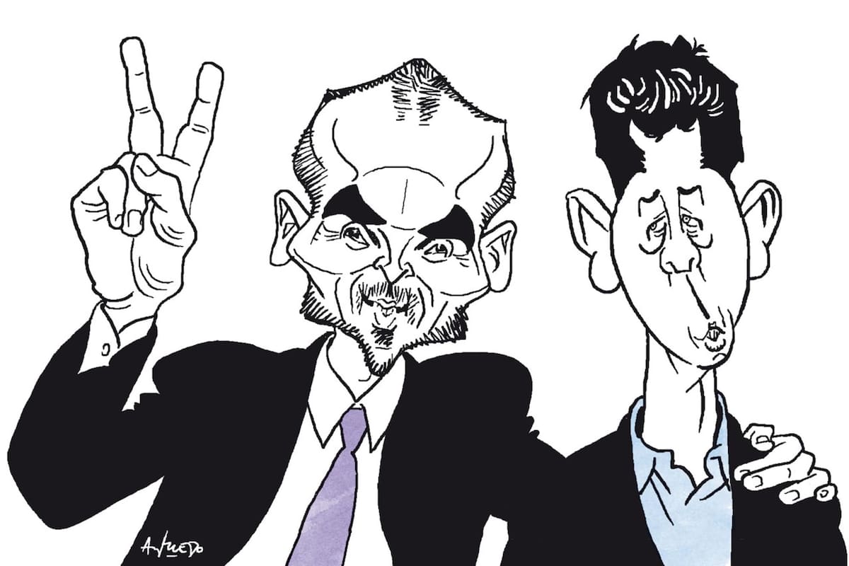 Martín Guzmán y Eduardo "Wado" de Pedro