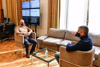 Martín Guzmán y Juan Zabaleta, hoy en el Ministerio de Economía