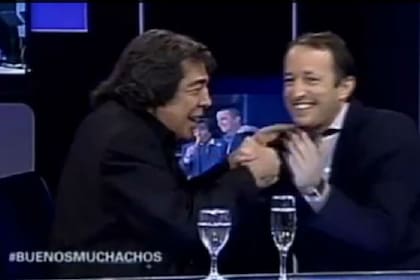 Martín Insaurralde apareció en el programa de Beto Casella en C5N y se mostró distendido con Cacho Castaña