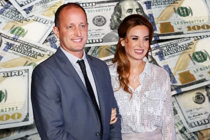 Martín Insaurralde y Jesica Cirio