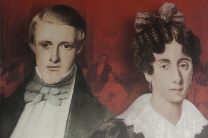 Martín Jacobo José Thompson y María Josepha Petrona de Todos los Santos Sánchez de Velasco y Trillo, inmortalizada como Mariquita Sánchez de Thompson
