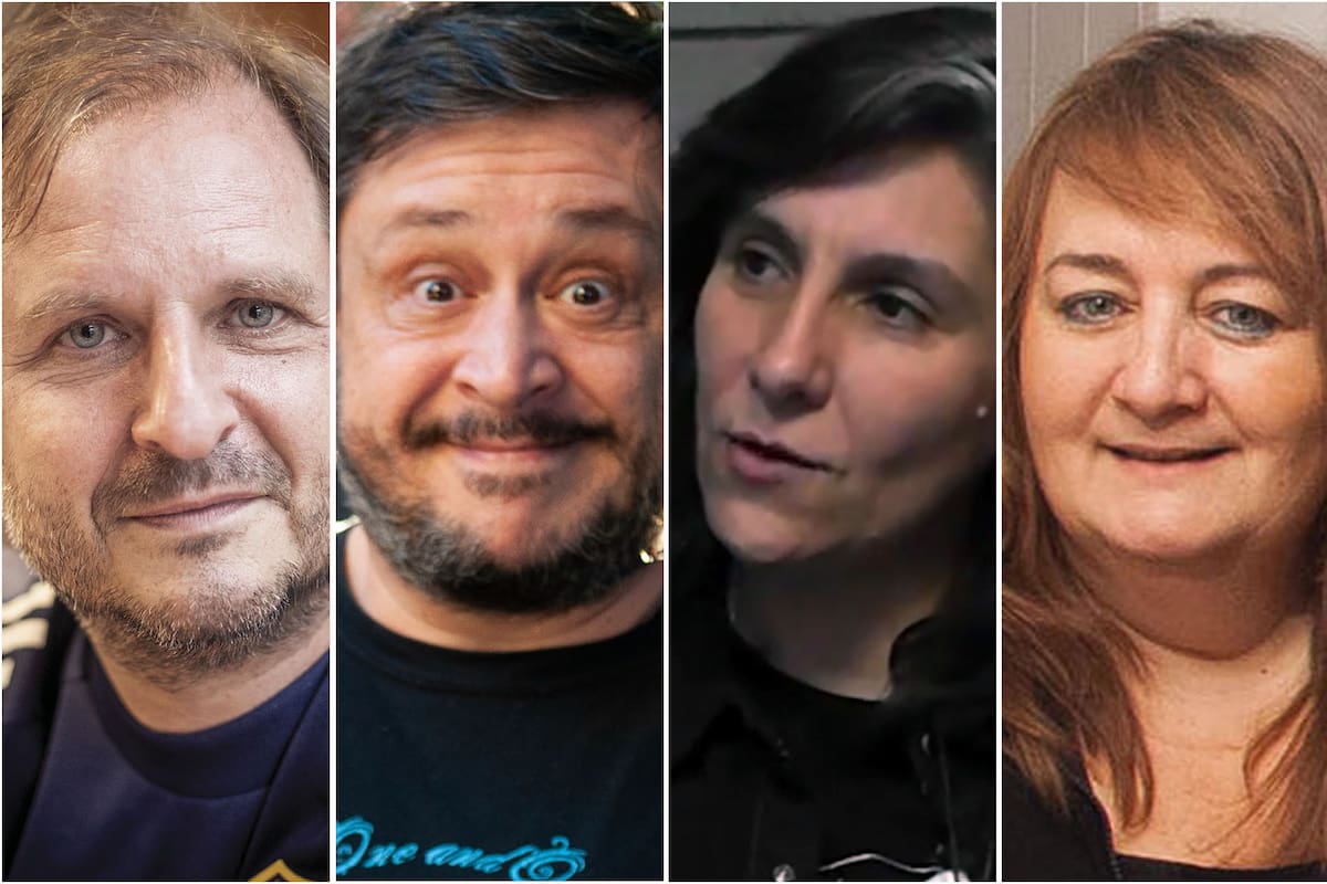 Martín Kohan, Hernán Casciari, Eugenia Almeida y Ángela Pradelli