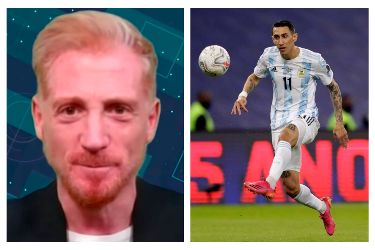 Martín Liberman y Ángel Di María