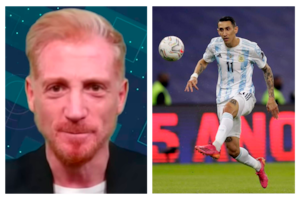 Martín Liberman y Ángel Di María