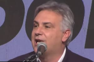 Martín Llaryora en su discurso en Córdoba