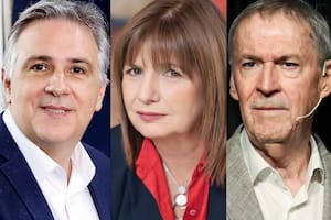 Martín Llaryora, Patricia Bullrich y Juan Schiaretti
