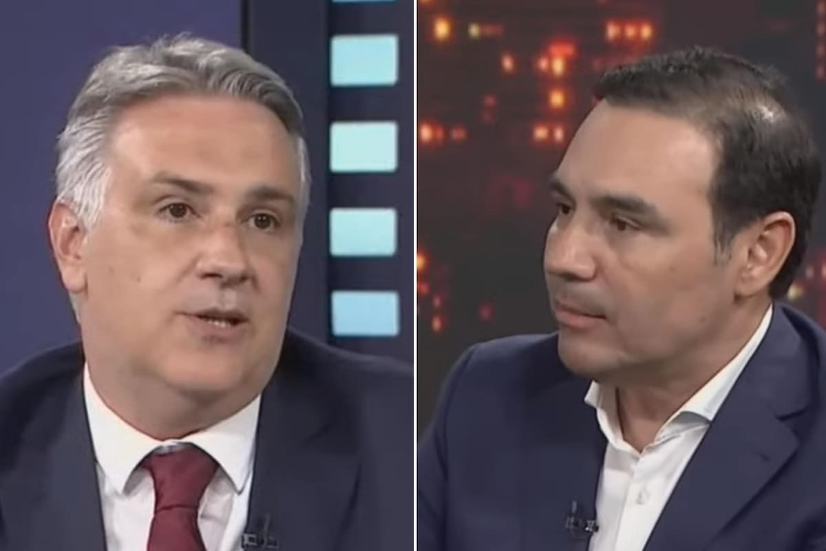Martín Llaryora y Gustavo Valdés, en LN+