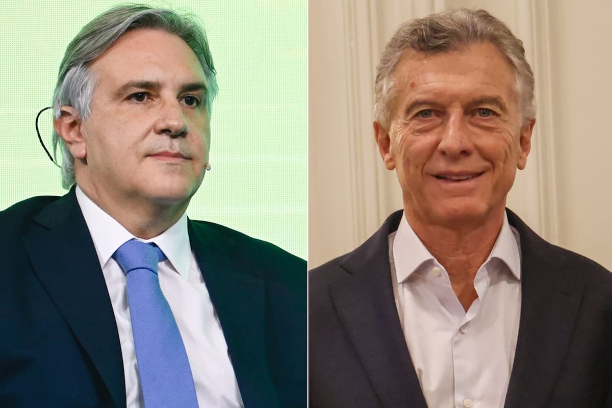 Martín Llaryora y Mauricio Macri